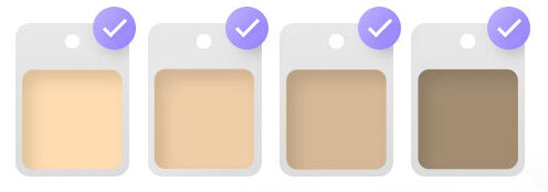 SnowySkin IPL handset skin tone compatibility chart